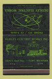 Matchbook Cover - Dudley Electric Works Flint MI 40 Strike
