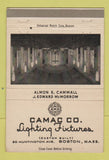Matchbook Cover - Camac Lighting Fixtures Boston MA 40 Strike