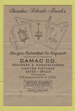 Matchbook Cover - Camac Lighting Fixtures Boston MA 40 Strike
