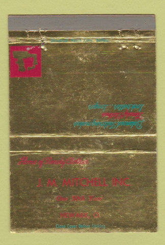 Matchbook Cover - Timely Men's Clothes JM Mitchell Newark OH 40 Strike