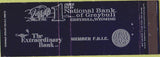 Matchbook Cover - 1st National Bank Greybull WY