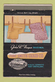 Matchbook Cover - Fort Smith Chair furniture Fort Smith AR 40 Strike