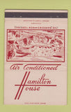 Matchbook Cover - Hamilton House Brooklyn NY 40 Strike