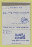 Matchbook Cover - Charnes Liquor New York City 40 Strike