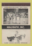 Matchbook Cover - Maurath Welding Electrodes Cleveland OH 40 Strike