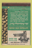Matchbook Cover - Expeller Soy Beans Anderson Cleveland OH WEAR 40 Strike
