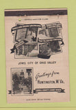 Matchbook Cover - McNeer Miller Store Huntington WV 40 Strike