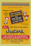 Matchbook Cover - Juster's Children's Shoes Santa Monica CA 40 Strike
