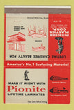 Matchbook Cover - Pionite Laminates Los Angeles CA Sanford ME 40 Strike