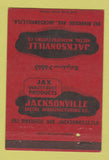 Matchbook Cover - Jacksonville Metal Manufacturing FL 40 Strike