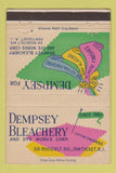 Matchbook Cover - Dempsey Bleachery Dye Works Pawtucket RI 40 Strike
