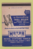 Matchbook Cover - Modern Machine Shop Magazine Cincinnati OH WEAR 40 Strike