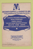 Matchbook Cover - Melrath Supply Gasket Philadelphia PA 40 Strike