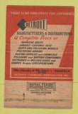 Matchbook Cover - Detroit Chemical Specialties MI 40 Strike