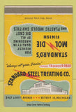 Matchbook Cover - Strand's Mol Die Steel Treating Detroit MI 40 Strike
