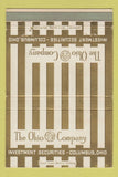 Matchbook Cover - Ohio Company Investment Securities Columbus OH 40 Strike