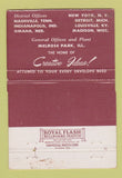 Matchbook Cover Columbia Envelope Melrose Park IL George Johnson WEAR 40 Strike