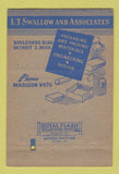 Matchbook Cover - LT Swallow Packaging Packing Materials Detroit MI 40 Strike