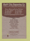 Matchbook Cover - Bluff City Engraving Memphis TN 40 Strike
