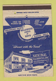 Matchbook Cover - National Glass Company Providence RI 40 Strike