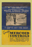 Matchbook Cover - Meroid Controls Chicago IL 40 Strike