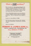 Matchbook Cover - Robert Lamb Industrial Construction Philadelphia PA 40 Strike