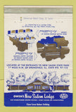Matchbook Cover - Owen's New Salem Lodge IL WEAR 40 Strike