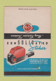 Matchbook Cover - Consolidated Stoker coal Lafayette IN 40 Strike