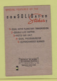 Matchbook Cover - Consolidated Stoker coal Lafayette IN 40 Strike
