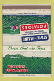 Matchbook Cover - State of Maine Potatoes ME 40 Strike