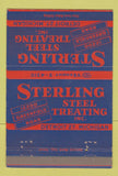 Matchbook Cover - Sterling Steel Treating Detroit MI 40 Strike