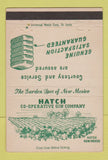 Matchbook Cover - Hatch COOP Cotton Gin Hatch NM 40 Strike