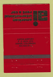 Matchbook Cover - American International Car Rentals Aspen Colorado 40 Strike