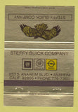 Matchbook Cover - Steffy Buick Open GM Anaheim CA 40 Strike
