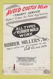 Matchbook Cover - Rubber Millers Inc Baltimore MD 40 Strike