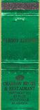 Matchbook Cover - Charron Motel Restaurant Huntsville AL