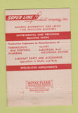 Matchbook Cover - Super Line Products Compton CA valves electrical 40 Strike