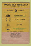 Matchbook Cover - Power Electric Company Jackson MS Natchez Columbus 40 Strike