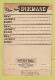 Matchbook Cover - Endemand Plating Huntington Park CA metal WEAR 40 Strike