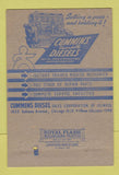 Matchbook Cover - Cummins Diesel  Sales Corp Chicago IL 40 Strike