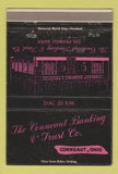Matchbook Cover - The Conneaut Banking Trust Company OH 40 Strike