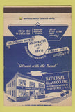 Matchbook Cover - National Glass Company Providence RI 40 Strike