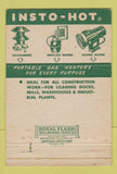 Matchbook Cover - Insto Gas Corporation Detroit MI WEAR 40 Strike