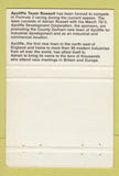 Matchbook Cover - Aycliffe Development Corp UK 40 Strike