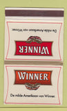 Matchbook Cover - Winner Tobacco? Cigarettes foreign 40 Strike