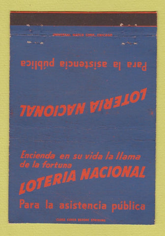 Matchbook Cover - Loteria Nacional Puerto Rico? 40 Strike