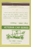 Matchbook Cover - Veteran Car Series Fiat 1906 WEAR 40 Strike