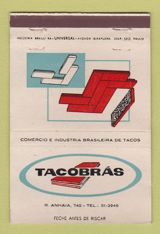 Matchbook Cover - Tacobras R Anhaia Brazil flooring? WEAR 40 Strike