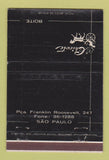Matchbook Cover - Chicote Boite Sao Paulo Brazil WEAR 40 Strike