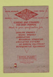 Matchbook Cover - Ripley Manufacturing Wayne MI 40 Strike